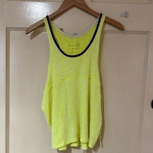 Women's Neon Yellow Tank Top